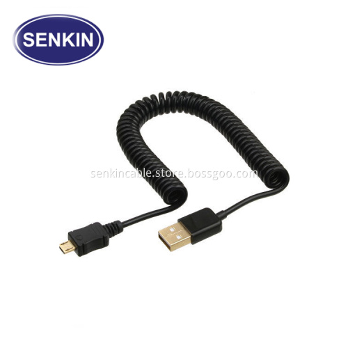 Halogen-free Coiled PU TPU X-trail Spiral Cable